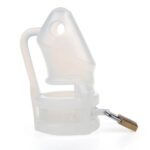 cage de chastete silicone clear 1