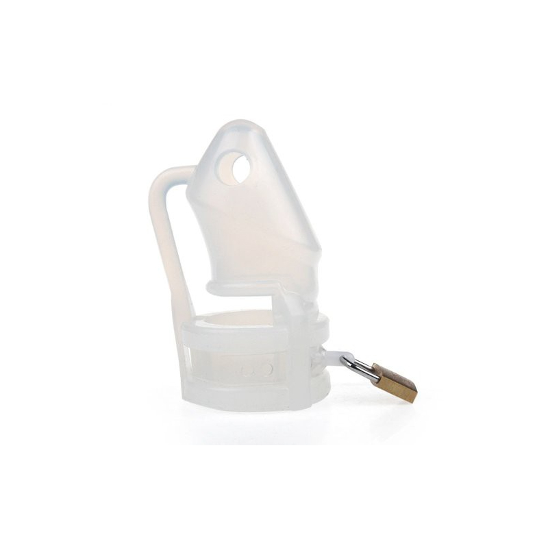 cage de chastete silicone clear 1