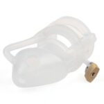cage de chastete silicone clear 2