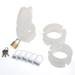 cage de chastete silicone clear 4