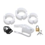 cage de chastete silicone clear 5