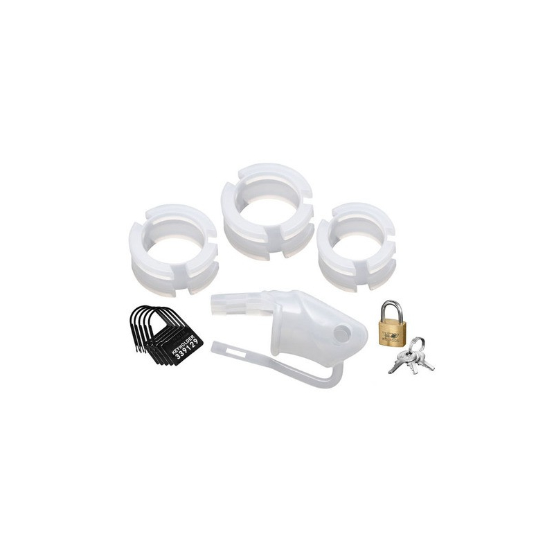 cage de chastete silicone clear 5