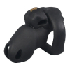 cage de chastete silicone flexty s 9 x 35cm noire 1