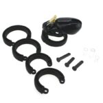 cage de chastete sily 7 x 33cm noir 2