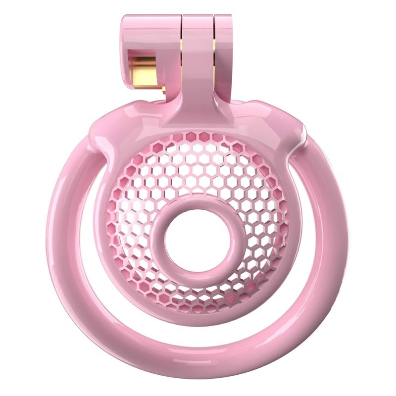 cage de chastete sissy celia 25 x 3 cm rose