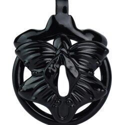 cage de chastete sissy fly 35 x 35cm noire