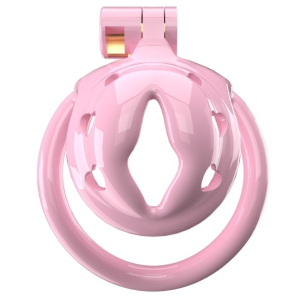 cage de chastete sissy heart 3 x 34cm rose