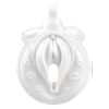 cage de chastete sissy kiss 35 x 38cm blanc