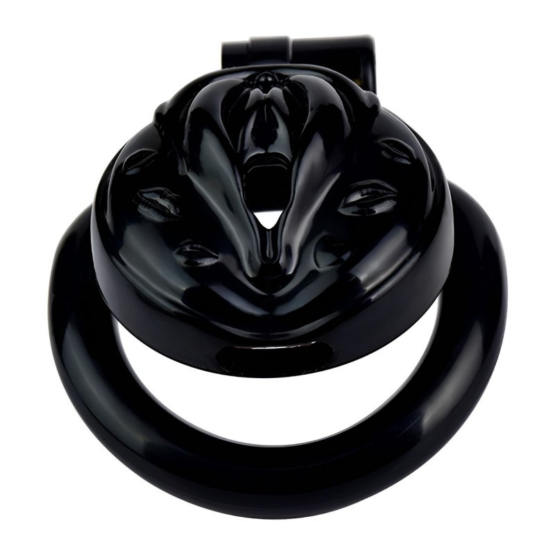 cage de chastete sissy kiss 35 x 38cm noir 2