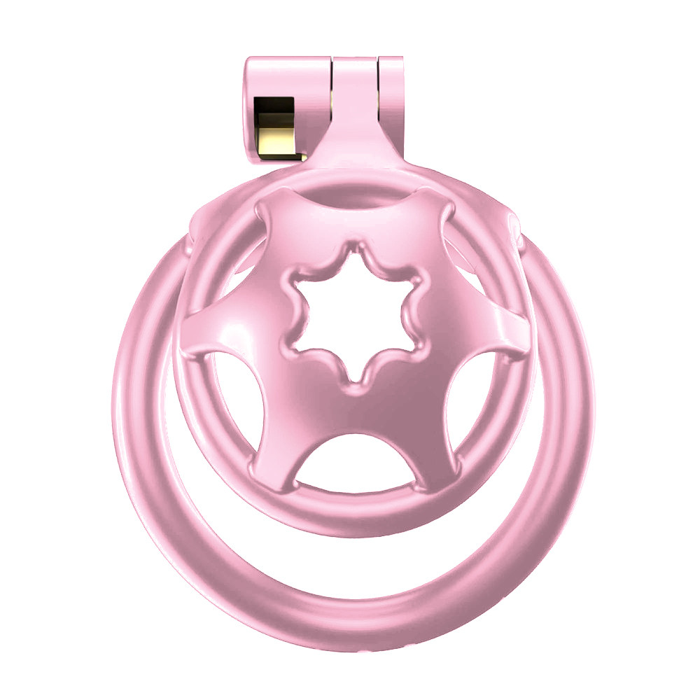 cage de chastete sissy star 3 x 34 cm rose