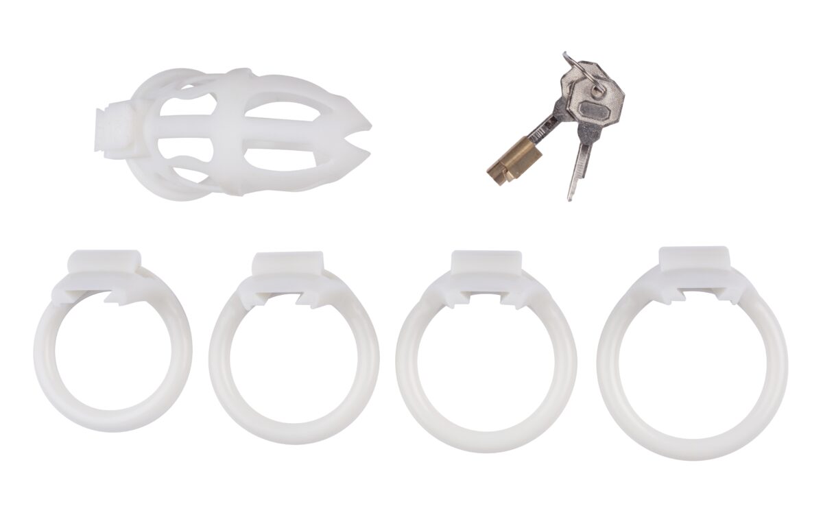 cage de chastete skelly l 11 x 36cm blanche 1 scaled