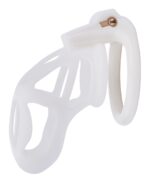 cage de chastete skelly l 11 x 36cm blanche