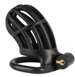 cage de chastete slutypig 8 x 33cm noire 2