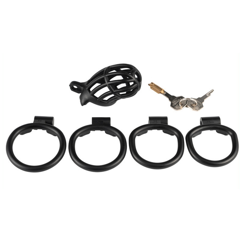 cage de chastete slutypig 8 x 33cm noire 3