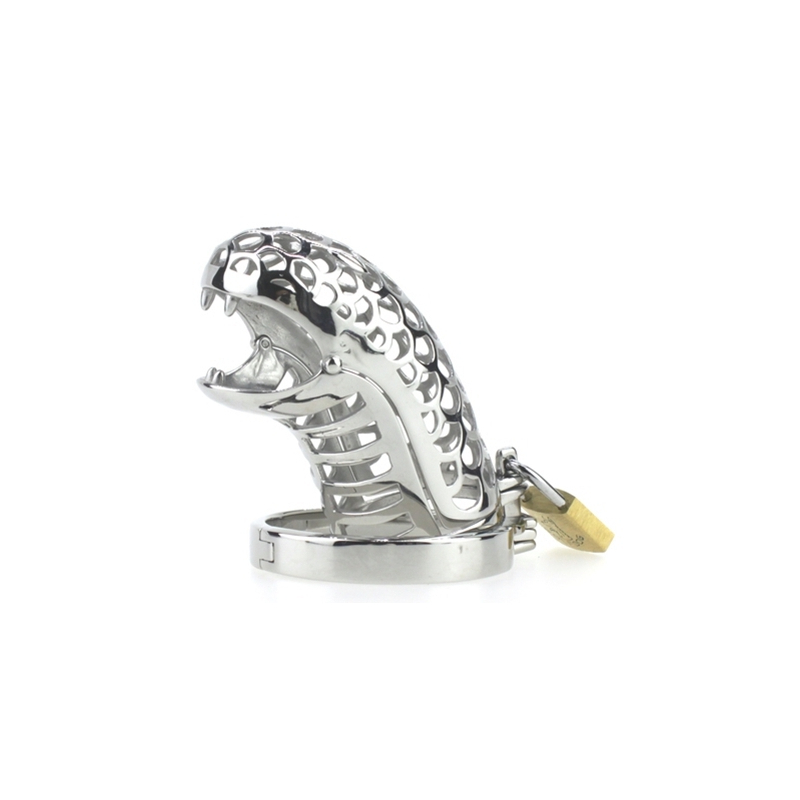 cage de chastete snake head 75 x 32 cm 3