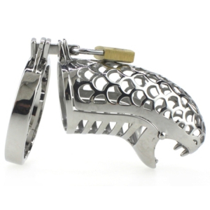 cage de chastete snake head 75 x 32 cm