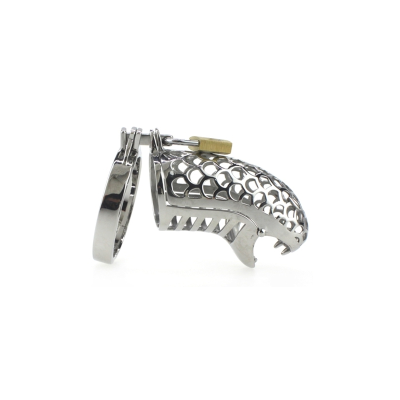 cage de chastete snake head 75 x 32 cm