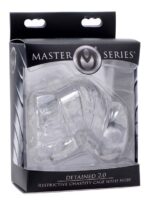 cage de chastete souple detained 7cm transparente 1