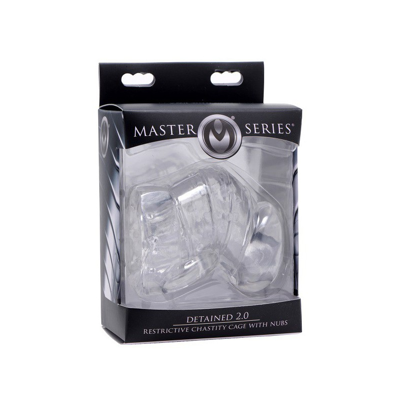 cage de chastete souple detained 7cm transparente 1