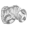 cage de chastete souple detained 7cm transparente