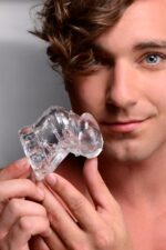 cage de chastete souple detained 7cm transparente 2 scaled