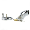 cage de chastete steel padlock 12 x 35cm 5