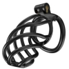 cage de chastete tortille l 95 x 34 cm noire