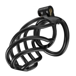 cage de chastete tortille l 95 x 34 cm noire