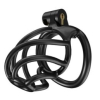 cage de chastete tortille m 7 x 34 cm noire