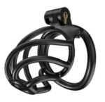 cage de chastete tortille m 7 x 34 cm noire