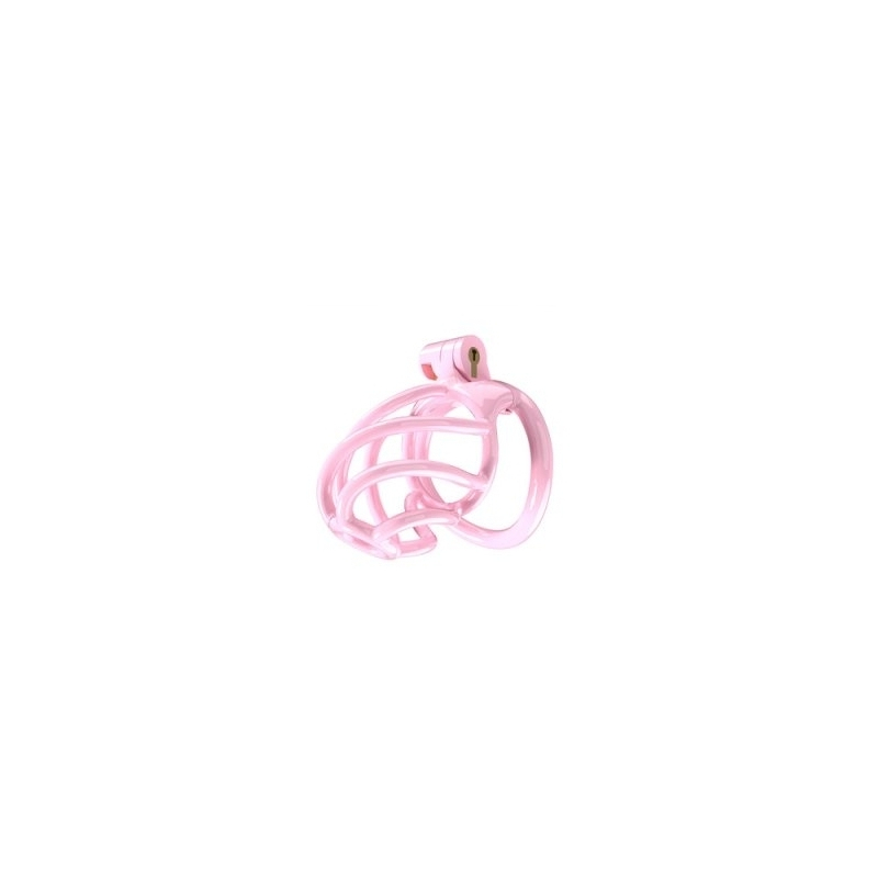 cage-de-chastete-tortille-m-7-x-34-cm-rose cage de chastete tortille m 7 x 34 cm rose