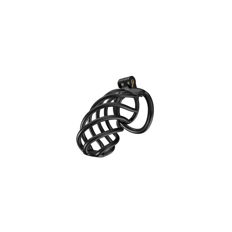 cage-de-chastete-tortille-xl-11-x-34-cm-noire cage de chastete tortille xl 11 x 34 cm noire