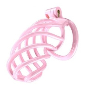 cage de chastete tortille xl 11 x 34 cm rose