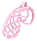 cage de chastete tortille xxl 125 x 34 cm rose