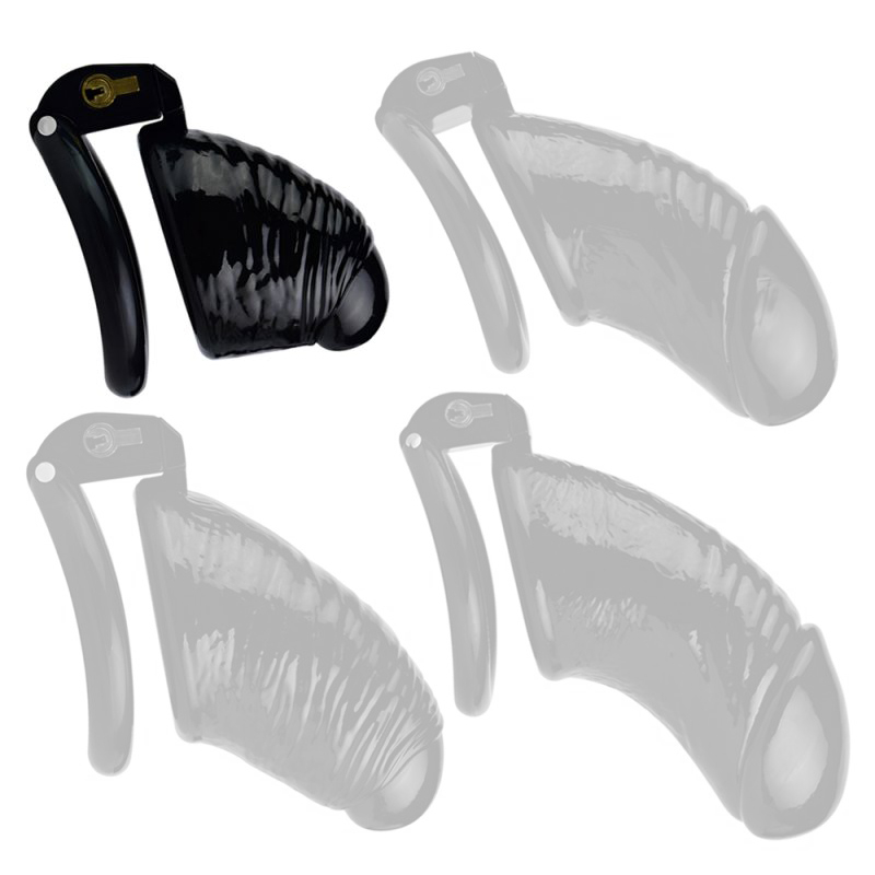 cage de chastete worle s 7 x 33 cm noire