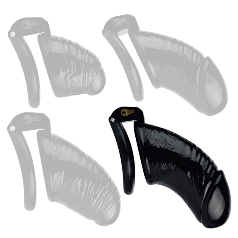 cage de chastete worle xl 12 x 37 cm noire