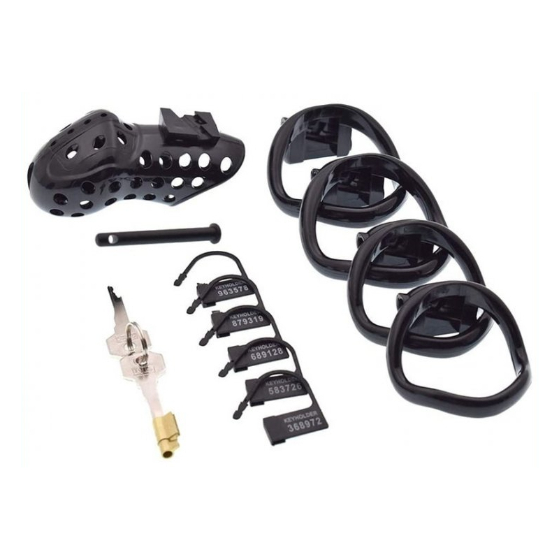 cage de chastete xguard 10 x 3cm noir 1