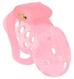 cage de chastete xguard 10 x 3cm rose