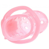 cage de chastete xguard 10 x 3cm rose 2