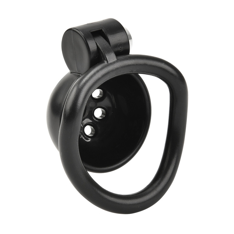 cage round lock 4 x 35 cm noire 1