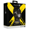cagoule avec masque et baillon blind mask gag noire ouch 1