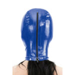 cagoule en latex texie bleu 3