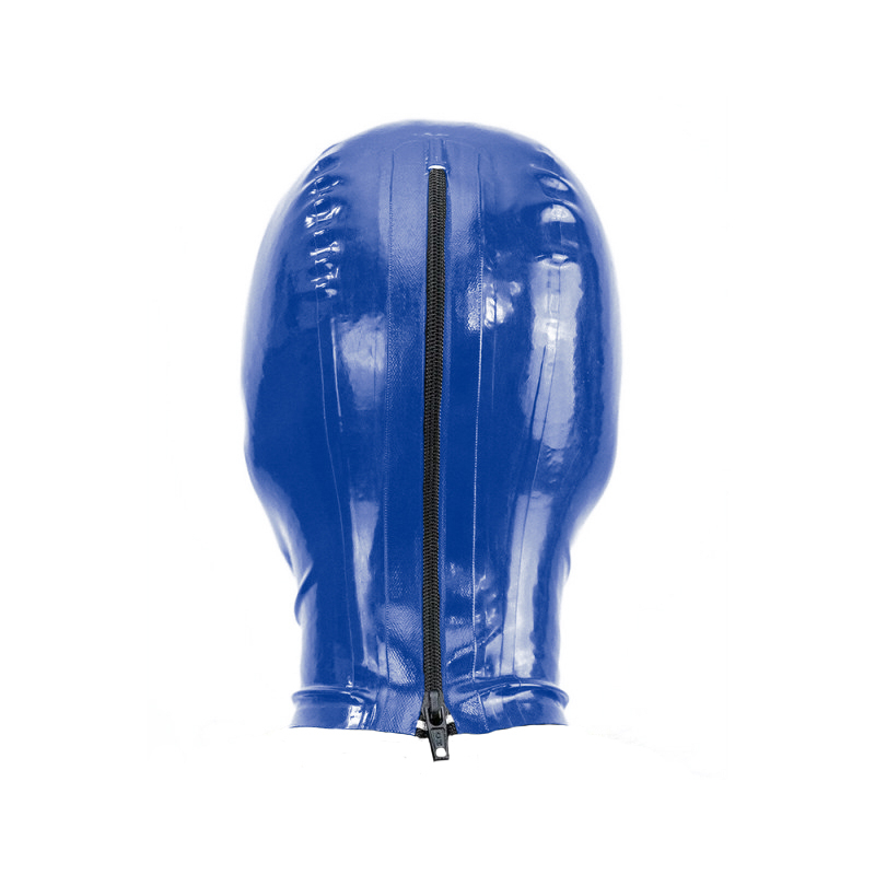 cagoule en latex texie bleu 5