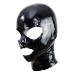 cagoule en latex texie noir
