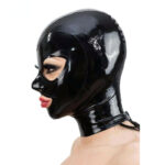 cagoule en latex texie noir 4