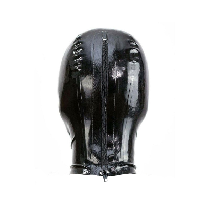 cagoule en latex texie noir 6