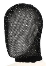 cagoule en resille avec strass diamands 4