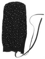 cagoule en resille avec strass diamands 6