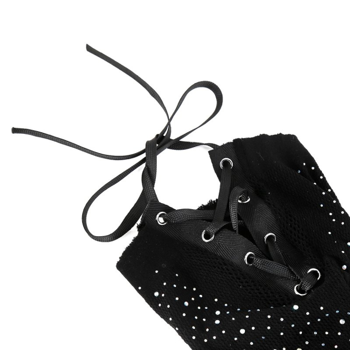 cagoule en resille avec strass diamands 7