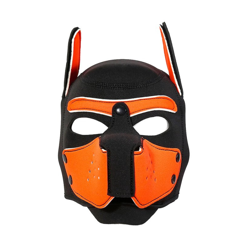 cagoule enjoy puppy noir orange 3